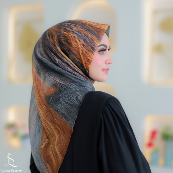 Luissa Akar Rimba Diamond Glow Segi Empat 100cm - Gambar 5