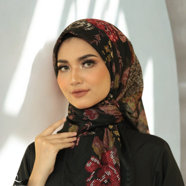 Luissa Mozaik Lembut Luxe Tassel Segi Empat 100cm - Gambar 3